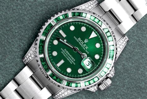 rolex with emeralds|rolex submariner emerald.